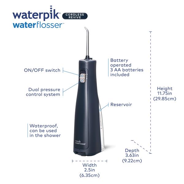 Blue Waterpik? Cordless Revive Water Flosser - Image 2