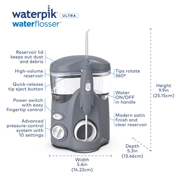 Gray Waterpik? Ultra Water Flosser - Image 2